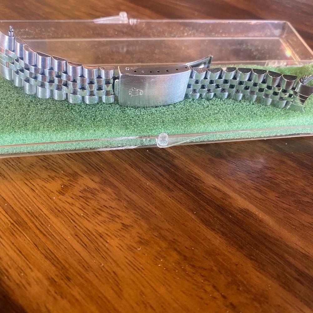 Authentic mens Rolex watch bracelet with all links